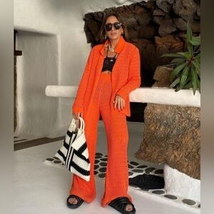 Crochet VIRAL pants set